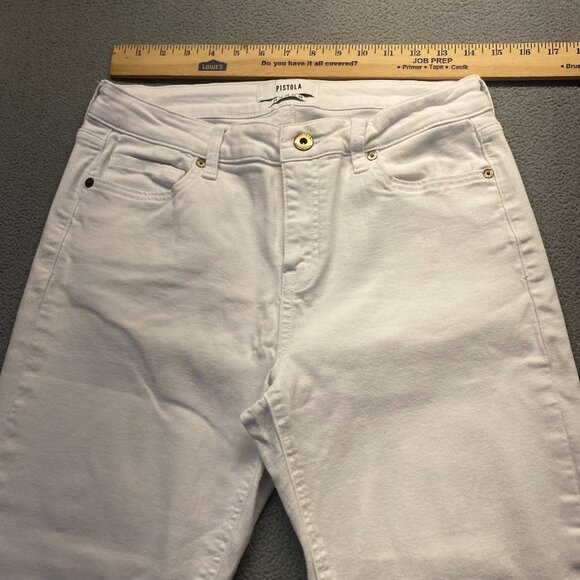 Pistola Denim Women's White Jeans Skinny ,Size 30,Stretch - Picture 4 of 9